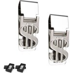 Pinces � billets, 2 pi�ces pince a billets homme, conception d'ouverture flexible, pinces � billets minces ...