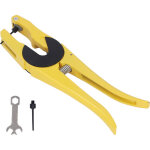 Pince � boucles d'oreille en fer galvanis� jaune pour porcs, bovins et ovins - applicateur de boucles ...