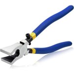 Pince � briser pour verre - m�choires plates dentel�es avec vis r�glables de 20, 3 cm - pince robuste ...