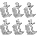 Pinces en c robustes en acier inoxydable, 6 pi�ces ensemble mini serre joint en c r�glables de 0 � 25 ...