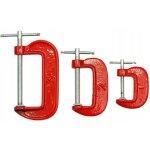 Pince de charpentier, modle pince, type g, lot de 3