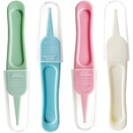 Pinces � �piler, 4 pcs pinces � epiler pour b�b�, pinces de nettoyage du nez, b�b� nez pinces, pince ...