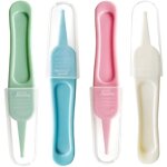 Pinces � �piler, 4 pcs pinces � epiler pour b�b�, pinces de nettoyage du nez, b�b� nez pinces, pince ...