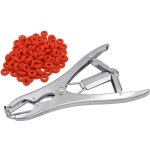 Pince d'expansion d'applicateur d'anneau de avec 100 anneaux en caoutchouc castration pince de castration ...