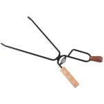 Pinces � feu, pinces � chemin�e, pinces � b�ches, robustes et l�g�res, pour le bois de chauffage, id�ales ...