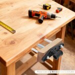 Pince � m�choire plate pour fraiseuse, vis de table en bois, table de 10 pouces, pince avant, raboteuse, ...