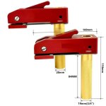 Pince de maintien de table mft pour le travail du bois en alliage d'aluminium - 20mm Pince de maintien de table mft pour le travail du bois en alliage d'aluminium - 20mm