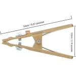 Pince de masse soudure, 260a m�choire lourde en laiton, pince de terre de soudage pour poste de soudage ...