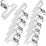 Pinces m�talliques, pinces � dessin en acier inoxydable, pinces � reliure pour aliments, papier, bureau, ...