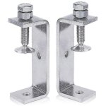 Pince mtallique robuste en c pour le travail du bois avec larges ouvertures de mchoires (65 mm), 2 ...