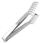 Pince � p�tes en acier inoxydable - 1 pi�ce argent�e