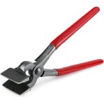 Pince plate pour presser le cuir, pince pour ajuster les bords du cuir, outils d'artisanat pour envelopper ...