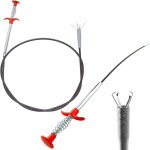Pince de pr�hension flexible pour canalisations, outil de d�bouchage manuel 90 cm