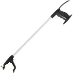 Terre jardin ? pince � d�chets 82, 5 cm avec crochet et aimant ? antid�rapante pour objets m�talliques ...