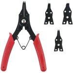 Pinces � ressort multifonction 4 en 1, pince pour circlips externes internes, outils � main clip de r�tention ...