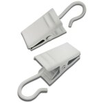 Pinces  rideaux 50pcs avec crochets, crochets en mtal 50pcs, pinces  guirlandes lumineuses pour fte, ...