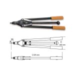 Beta - pince  rivet filet gros effort - 1742a - 017420100