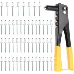Pince � rivets, riveteuse manuelle, pince rivet aveugle, pince � riveter professionnelle, avec 50pcs ...