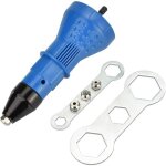 Pince  riveter adaptateur en acier inoxydable pistolet  riveter lectrique rivetage outil avec buse ...