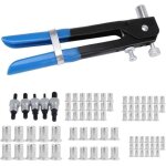 Pince � riveter aveugle kit de rivet � main haute performance pistolet � rivet + 85 pi�ces �crou � rivet ...
