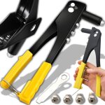 Pince  riveter aveugle robuste avec poigne ergonomique pour rivets aveugles en acier - pince  riveter ...