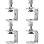 Tuserxln - pince robuste acier inoxydable, 4pcs serre - joints c, 0 - 25mm pince c robuste, pince fixation ...