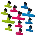 Pinces pour sachets, 12 pi�ces fermeture sachet alimentaire clip de fermeture en plastique pour cuisine, ...