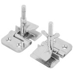 Pince de s�rigraphie, charni�re de fixation ferme � vis molet�e, aile large pour remplacement
