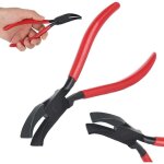 Pince � sertir 45�, pince pliante pince � t�le large 22 mm outil de couvreur avec poign�e antid�rapante, ...