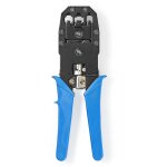 Pince � sertir cat5 cat5e cat6 cat6a rj10 rj11 rj45 coupe d�capage pince abs acier bleu