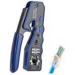 [jamais utilis�] pince � sertir cosse, pince � sertir rj45, testeur de r�seau, pince � d�nuder, installation ...