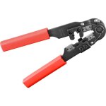 Pince � sertir pour fiches modulaires, pour le sertissage de fiches western � 8 broches de type rj45. ...