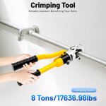 Pince � sertir hydraulique 8 tonnes, contour th - pince � sertir hydraulique - 16 - 32 mm - m�choires ...