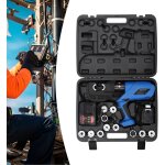 Pince � sertir hydraulique, kit de pinces �lectriques, avec batterie rechargeable et 12 inserts de sertissage ...
