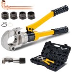 Pince � sertir multicouche professionnelle teeno(100kn), pour tuyau en plastique en aluminium, tuyaux ...