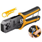 Pince � sertir multifonctionnelle pour c�bles r�seau, d�nudeur de fils, outil de sertissage pour connecteurs ...