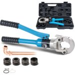Pince  sertir professionnelle 10 t teeno tte rotative  360, profil th 16, 20, 26, 32, pour tube composite ...