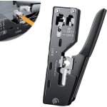 Pince � sertir rj45, pince � sertir universelle pour cat7, cat6a, cat6, cat5e, cat5, pince � sertir rj45 ...