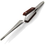 Pince de soudage de prcision industrielle avec poigne en fibre brucelle croise pointe fine droite ...
