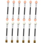 Pinceaux ombre � paupi�res - 12 pinceaux ombre � paupi�res � eponge, double face et double t�te, applicateur ...