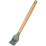 Pinceau p�tisserie silicone bambou 21 cm ? pro ? r�siste chaleur ? cuisine