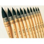 Pinceau - raphael - petit gris pur 3 - gris - 1 pinceau - technique de peinture nouvelle