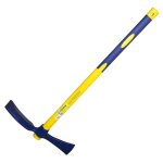 Outils perrin - pioche hache 2, 5 kg manche composite, manche incassable en fibre de verre