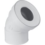 Pipe coudee cw933f femelle courte blanche