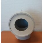 Siamp - pipe courte coud�e � 90� - � 100 mm - sans prise d'a�ration - femelle - - mod�le : cf100 (avec ...