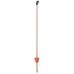 Piquet acier avec isolateur en t�te 105 cm (lot de 5 )