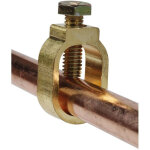 Piquet terre cuivr� - 1m - rond �13, 7mm 25um