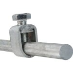 Piquet terre galvanisé - rond Ø13, 7mm - longueur 1m Piquet terre galvanisé - rond Ø13, 7mm - longueur 1m