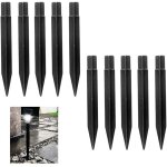 Piquet de terre, piquet de terre renforc�, lampes torches solaires, piquets de jardin, piquets de lumi�re ...