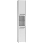 Hucoco - pisa colonne de salle de bain 30x30x170 meuble salle de bain rangement salle de bain armoire ...